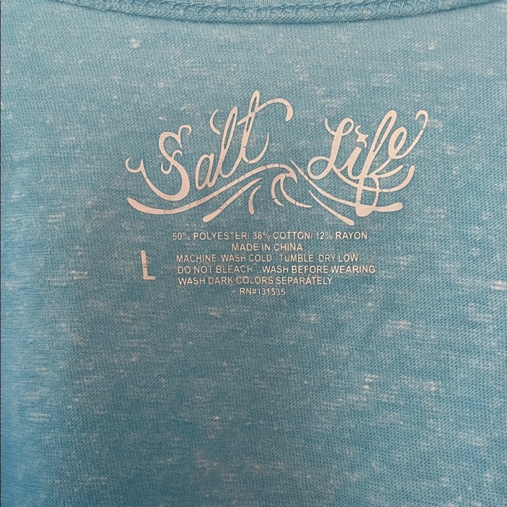 Salt Life Aqua Graphic Tank Top - Picture 2 of 3